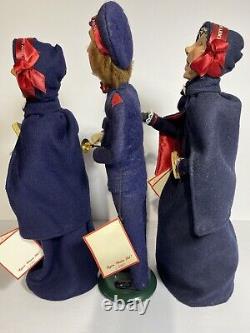 Lot Of Five Buyers Choice Caroler Dolls The Salvation Army Series 90's Christmas