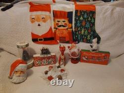 Lot Of Fun Vintage Retro MCM Christmas Kitschy Decorations 50s 60s 70s Japan Lot Of Fun Vintage Retro MCM Christmas Kitschy Decorations 50s 60s 70s Japan
