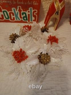 Lot Of Fun Vintage Retro MCM Christmas Kitschy Decorations 50s 60s 70s Japan