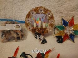 Lot Of Fun Vintage Retro MCM Christmas Kitschy Decorations 50s 60s 70s Japan