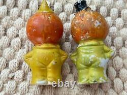 Lot Of Japan Vintage Halloween Bisque Devil Witch Pumpkin Goblin Figures L@@@k