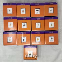 Lot of 13 Dept 56 Halloween Krinkles Ornaments Lot of 13 Dept 56 Halloween Krinkles Ornaments
