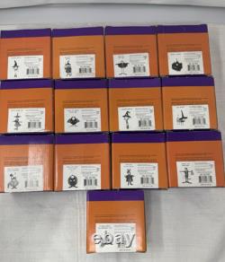Lot of 13 Dept 56 Halloween Krinkles Ornaments Lot of 13 Dept 56 Halloween Krinkles Ornaments