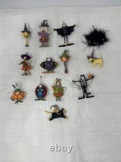 Lot of 13 Dept 56 Halloween Krinkles Ornaments Lot of 13 Dept 56 Halloween Krinkles Ornaments