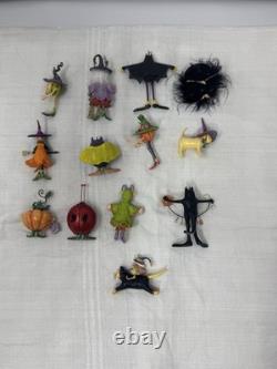 Lot of 13 Dept 56 Halloween Krinkles Ornaments Lot of 13 Dept 56 Halloween Krinkles Ornaments