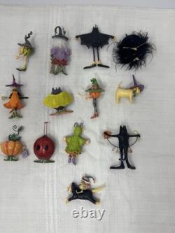 Lot of 13 Dept 56 Halloween Krinkles Ornaments Lot of 13 Dept 56 Halloween Krinkles Ornaments