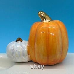 Lot of 2 Nora Fleming Mini Charms Retired Boo Buddy Ghost in EUC & Pumpkins