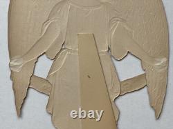 Lovely Large Antique German Angel Diecut Scrap Stand 1915 Lovely Large Antique German Angel Diecut Scrap Stand 1915