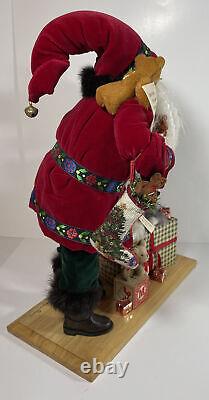 Lynn Haney 2000 Santa Christmas Morning Surprise #1090 Handmade and Signed