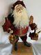 Lynn Haney 2008 Holiday Vintage Santa Collectable Figure 23808 Grapes Wine Tags