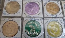 MARDI RAS DOUBLOON ALBUM CONTAINING APPROXIMATELY 273 1960-70's'S VINTAGE COINS