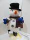 Motionette Animated Christmas Skating Snowman Withpipe Decoration Moving 24