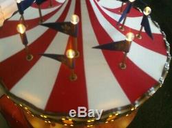MR. CHRISTMAS 17 wide ANIMATED FLAGS CAROUSEL 75th Anniversary Rare