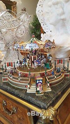 MR CHRISTMAS 1997 HOLIDAY AROUND THE CAROUSEL 30 Songs With Lights mirrors music +