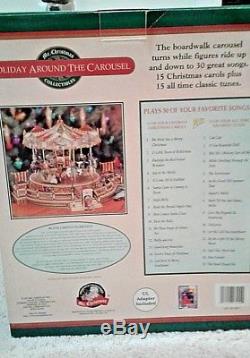 MR CHRISTMAS 1997 HOLIDAY AROUND THE CAROUSEL 30 Songs With Lights mirrors music +