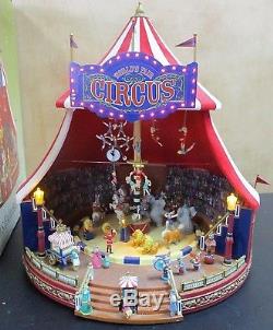 Mr Christmas Gold Label Collection Animated World's Fair Big Top Circus In Box