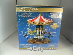 MR. CHRISTMAS GOLD LABEL COLLECTION WORLD'S FAIR BIPLANE RIDE in ORIGINAL BOX