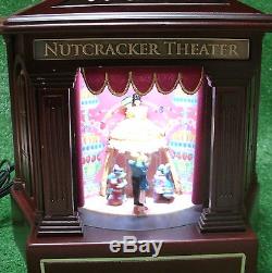 MR CHRISTMAS Gold Label NUTCRACKER SUITE BALLET Animated Wood Music Box 79411