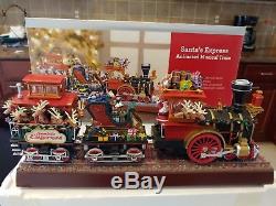 MR CHRISTMAS Holiday Animated Musical Santas Express Train NEW IN BOX