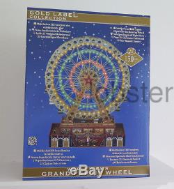 MR CHRISTMAS LARGEST ANIMATED WORLDS FAIR GRAND FERRIS WHEEL Gold Label 50 Songs