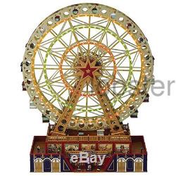 MR CHRISTMAS LARGEST ANIMATED WORLDS FAIR GRAND FERRIS WHEEL Gold Label 50 Songs