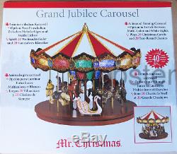 MR CHRISTMAS LARGEST GRAND JUBILEE ANIMATED CAROUSEL Plays 40 Songs