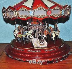 Mr Christmas Marquee Grand Carousel Music Lights Motion 20 Holiday Songs Mib