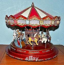 Mr Christmas Marquee Grand Carousel Music Lights Motion 20 Holiday Songs Mib