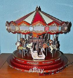 Mr Christmas Marquee Grand Carousel Music Lights Motion 20 Holiday Songs Mib