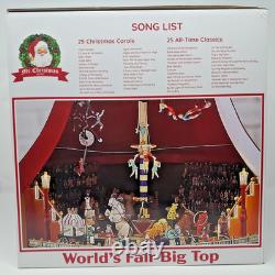 MR. CHRISTMAS WORLD'S FAIR BIG TOP ANIMATED CIRCUS LIGHTS & MUSIC NEW (Dec 2024)