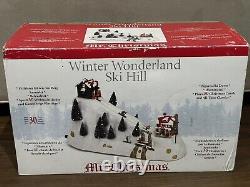 MR CHRISTMAS Winter Wonderland Musical Alpine Slalom Ski Slope Brand New Seald