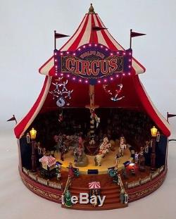 MR. CHRISTMAS World's Fair Big Top -Gold Label With Box MUSIC MOVING