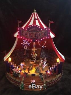 MR. CHRISTMAS World's Fair Big Top -Gold Label With Box MUSIC MOVING