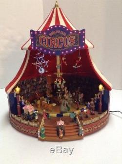 MR. CHRISTMAS World's Fair Big Top -Gold Label With Box MUSIC MOVING
