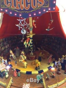 MR. CHRISTMAS World's Fair Big Top -Gold Label With Box MUSIC MOVING