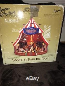 MR. CHRISTMAS World's Fair Big Top -Gold Label With Box MUSIC MOVING