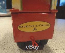 MacKenzie-Childs Courtly Check Train Christmas Aurora NY VERY RARE & HTF