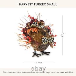MacKenzie Childs Harvest Turkey, Thanksgiving Turkey Decor, Centerpiece Figurine MacKenzie Childs Harvest Turkey, Thanksgiving Turkey Decor, Centerpiece Figurine