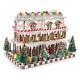 Mackenzie Childs Gumdrop Farmhouse Lighted Christmas Gingerbread House New Rare