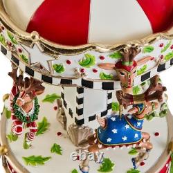 Mackenzie Childs Patience Brewster Dash Away musical rotating Carousel NEW n box