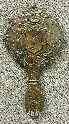 Mardi Gras 1899 Krewe of Rex Ball Favor Hand Mirror