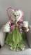 Mark Roberts Collectible Cat Beauty. 23.5. Easter Spring Shopping Cat