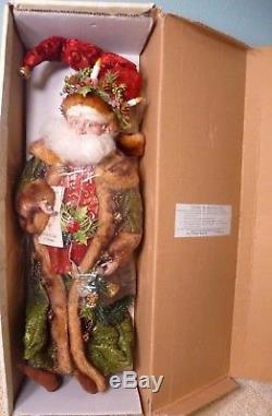 Mark Roberts Father Christmas Santa Fairy Elf Large 21 51-02278 COASealed NEW