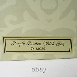 Mark Roberts Halloween'Purple Passion Witch Bag' #51-82036 in box Purse handbag