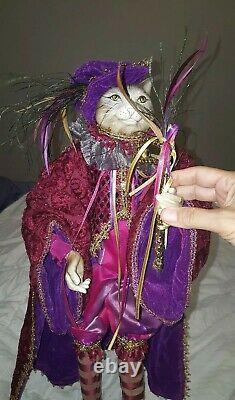Mark Roberts Large Collectibles RETIRED LE Mr & Mrs Christmas Cats Tree Topper