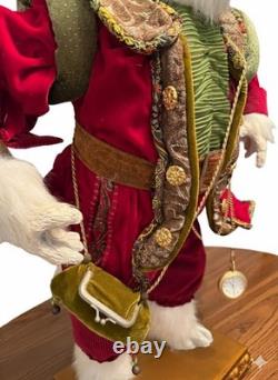 Mark Roberts Victorian Cat Anthropomorphic Statue Sir Puurcy Handmade Art Wood