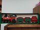 Marshall Fields Musical Wooden Christmas Train Vtg 1960s Taiwan 18 Length Vguc