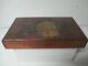 Marvelous Old Merry Christmas Wood Cigar Box W Children In Snow Pennsylvania