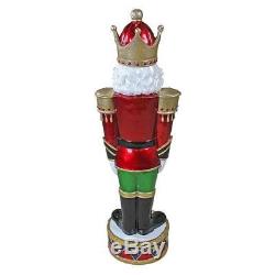 Medium 3' LED Lighted Festive Soldier Nutcracker Soldier Christmas Royal Decor