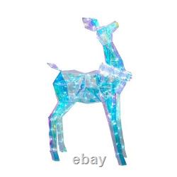 Member's Mark Pre-Lit Prismatic Deer Family Decor, Set of 3 Member's Mark Pre-Lit Prismatic Deer Family Decor, Set of 3